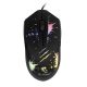 Mouse gaming cu cablu Yelandar M80, 800/1500/2400/3200 DPI, lumini RGB, negru