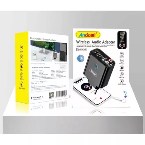 Transmitator si receptor Bluetooth pentru sisteme audio Andowl Q-HK16-N