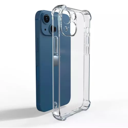 Husa Apple iPhone 16 Pro Max, TPU transparent, intarituri in colturi, protectie camere, grosime 1,5 mm