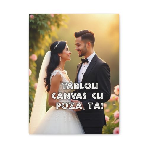 Tablou Canvas personalizat cu poza ta, 34 x 23 cm