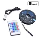 Banda LED RGB pentru TV, USB 5V, lungime 5 metri, telecomanda inclusa
