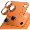 Folie de sticla Apple iPhone 17 Pro Max, protectie lentile camera spate, margine Cosmic Orange