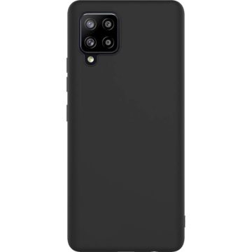 Husa Samsung Galaxy A42 Matt TPU, silicon moale, negru
