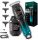 Aparat de tuns VGR V964, acumulator incorporat, afisaj LED, negru/verde