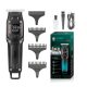 Aparat de tuns VGR V964, acumulator incorporat, afisaj LED, negru/verde