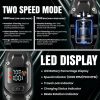Aparat de tuns VGR V964, acumulator incorporat, afisaj LED, negru/verde