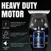 Aparat de tuns VGR V964, acumulator incorporat, afisaj LED, negru/verde