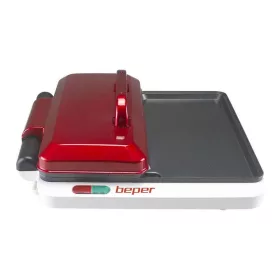   Gratar electric Beper P101CUD500, 1000W, multifunctional 4 in 1, alb