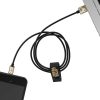 Cablu date si incarcare Lightning (iPhone) Star Wars® BB-8, 1.2 metri, negru/auriu