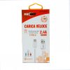 Cablu de date si incarcare MaxExcell MX-053, conector Type C, material textil impletit, auriu