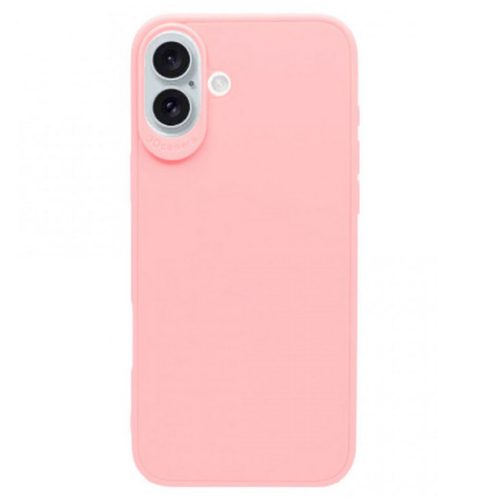 Husa protectie Apple iPhone 16 Plus, Matt TPU My Choice, silicon moale, roz pal