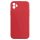 Husa Apple iPhone 12 Luxury Silicone, catifea in interior, protectie camere, rosu