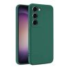 Husa Samsung Galaxy A16 5G, Luxury Silicone, protectie camera, catifea in interior, verde inchis