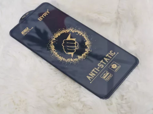 Folie de sticla Samsung Galaxy A17, BYRY Antistatic ESD, margini negre