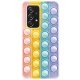 Husa antistres tip Pop It! pentru Samsung Galaxy A52/A52s, multicolora