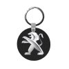 Breloc din MDF (lemn) cu logo auto, inel de sustinere metalic, model 3