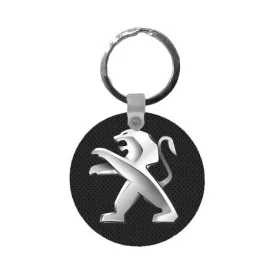   Breloc din MDF (lemn) cu logo auto, inel de sustinere metalic, model 3