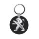 Breloc din MDF (lemn) cu logo auto, inel de sustinere metalic, model 3