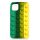 Husa antistres Pop It! pentru Apple iPhone 11, multicolor, model 9