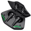 Căști wireless gaming TWS G11, Bluetooth 5.2, lumina LED, negre