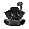 Căști wireless gaming TWS G11, Bluetooth 5.2, lumina LED, negre