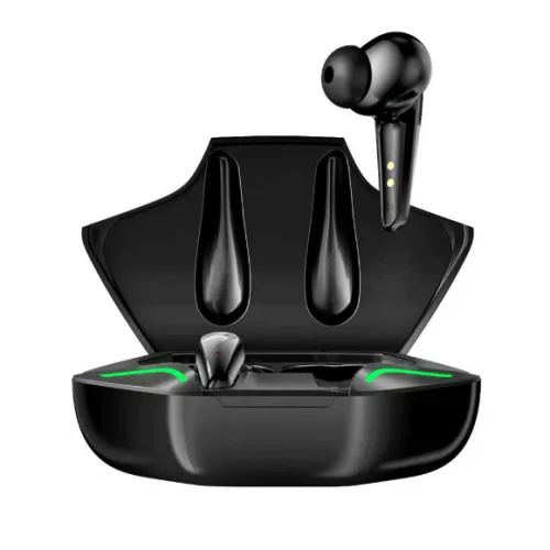 Căști wireless gaming TWS G11, Bluetooth 5.2, lumina LED, negre