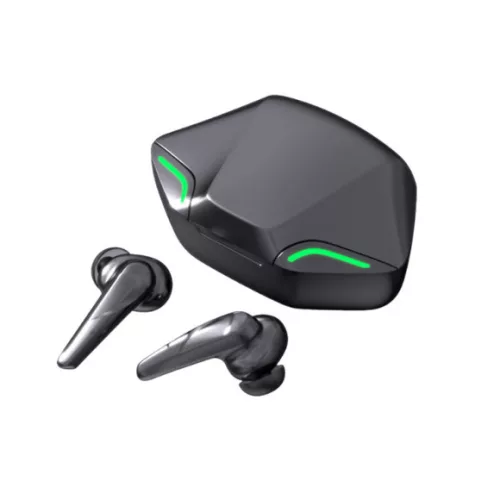 Căști wireless gaming TWS G11, Bluetooth 5.2, lumina LED, negre