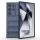 Husa Samsung Galaxy S24 Ultra, Wave Silicone, protectie camera, catifea in interior, navy blue