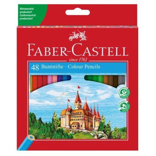 Set creioane colorate Faber Castell, 48 culori