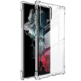   Husa Samsung Galaxy S22 Ultra, TPU transparent, intarituri in colturi, grosime 1,5 mm