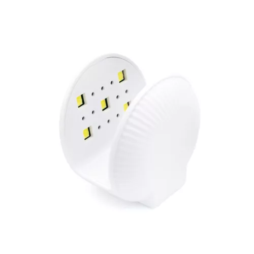 Mini lampa UV Aorlis AO-78040, 5 LED-uri, 6W, actionare pe unghie, roz