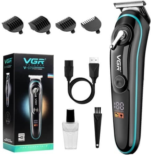 Aparat de tuns VGR V075, acumulator incorporat, afisaj LED