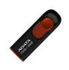 Memorie portabila / stick USB 2.0, 32 GB, ADATA C008, retractabil, negru/rosu
