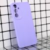 Husa Samsung Galaxy A55, Matt TPU My Choice, silicon moale, mov lila