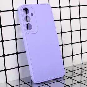   Husa Samsung Galaxy A55, Matt TPU My Choice, silicon moale, mov lila