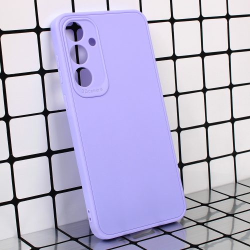 Husa Samsung Galaxy A55, Matt TPU My Choice, silicon moale, mov lila