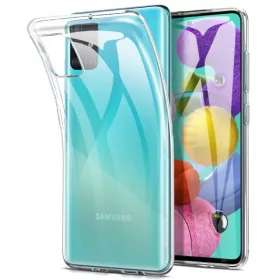 Husa Samsung Galaxy A51 TPU transparent, grosime 2 mm