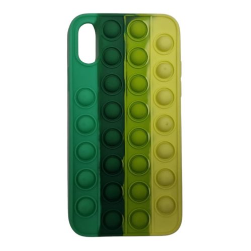 Husa antistres Pop It! pentru Apple iPhone X/XS, multicolor, model 9