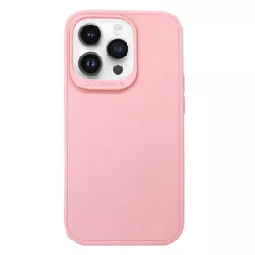   Husa protectie Apple iPhone 16 Pro, Matt TPU My Choice, silicon moale, roz pal