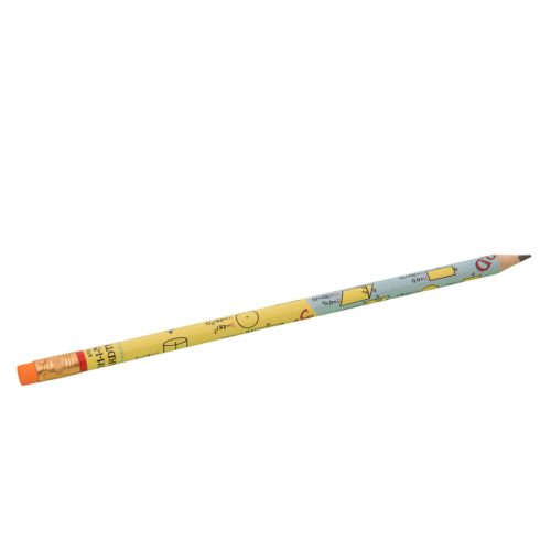 Creion cu formule matematice Koh-I-Noor, duritate HB, cu guma de sters