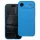 Husa Apple iPhone 17 Air, Luxury Silicone, protectie camera, catifea in interior, albastru deschis