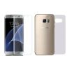 Set 2 folii protectie Samsung Galaxy S7 Edge (fata + spate), din plastic, transparente