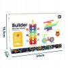 Set de constructie educational, 230 de piese, Builder Blocks World