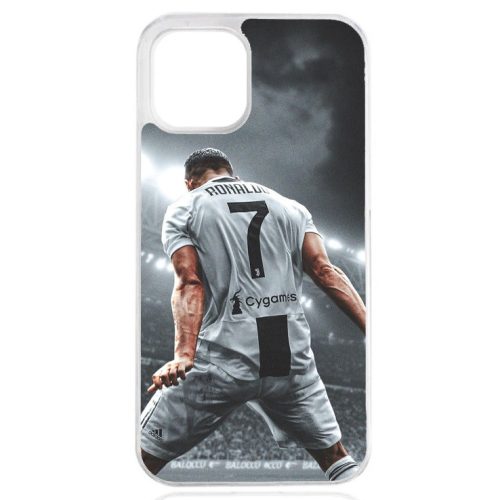 Husa iPhone 14 Pro, TPU flexibil, margini transparente, Ronaldo1
