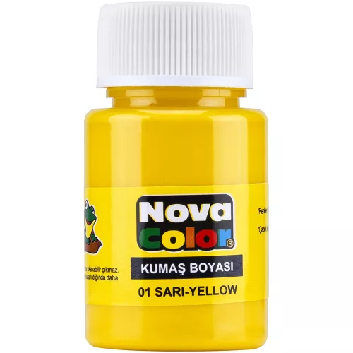 Set vopsea pentru textile Nova Color, 12 X 30 ml
