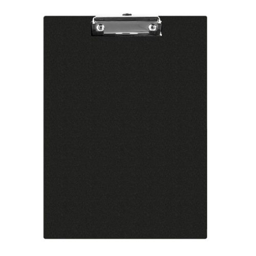 Clipboard din carton plastifiat dublu, A4, negru