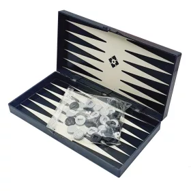 Set joc table / backgammon, plastic, 28 x 28 cm