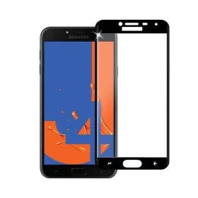   Folie de sticla Samsung Galaxy J4 2018, Full Glue, margini negre