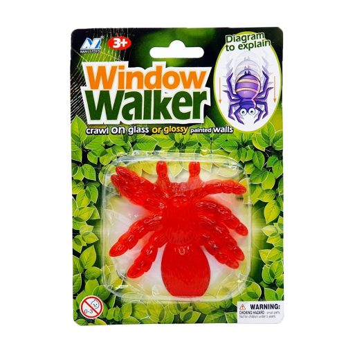 Jucarie gelatinoasa Window Walker, paianjen rosu