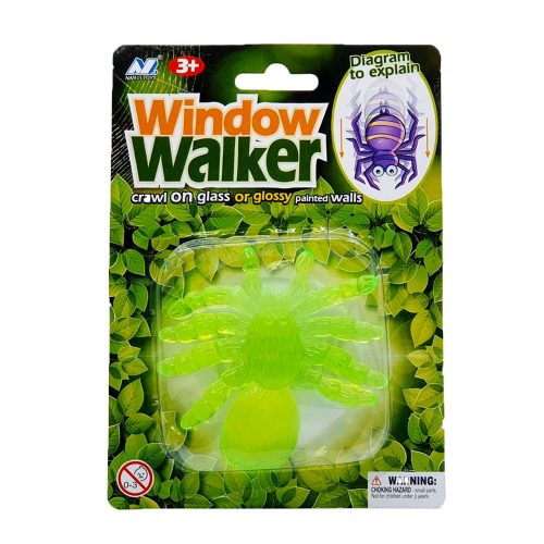 Jucarie gelatinoasa Window Walker, paianjen verde